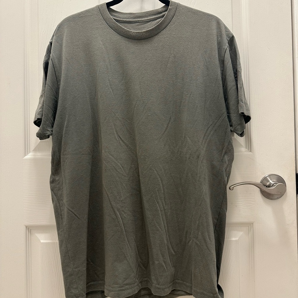 Men's Green/Gray Short Sleeve T-Shirt